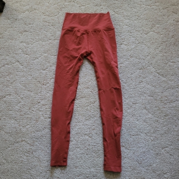 Alphalete Pants - Alphalete Red Orange Leggings